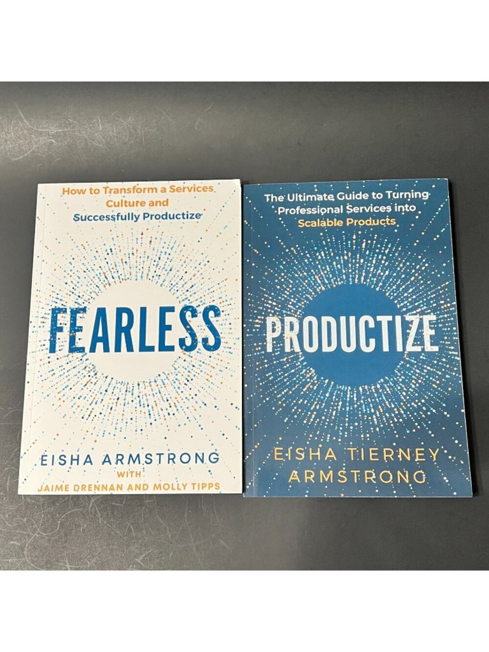 Lot of 2 Eisha Armstrong Business Books Fearless Productize - Services Teams